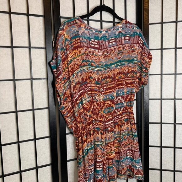 Anthropologie Shorts Romper Red Small - Picture 6 of 7